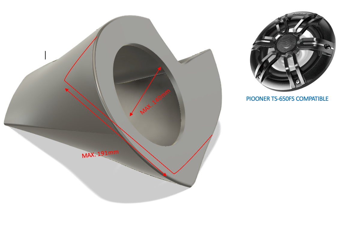 Yamaha FX 2012-2018 Carcasas para altavoces y sistemas de audio