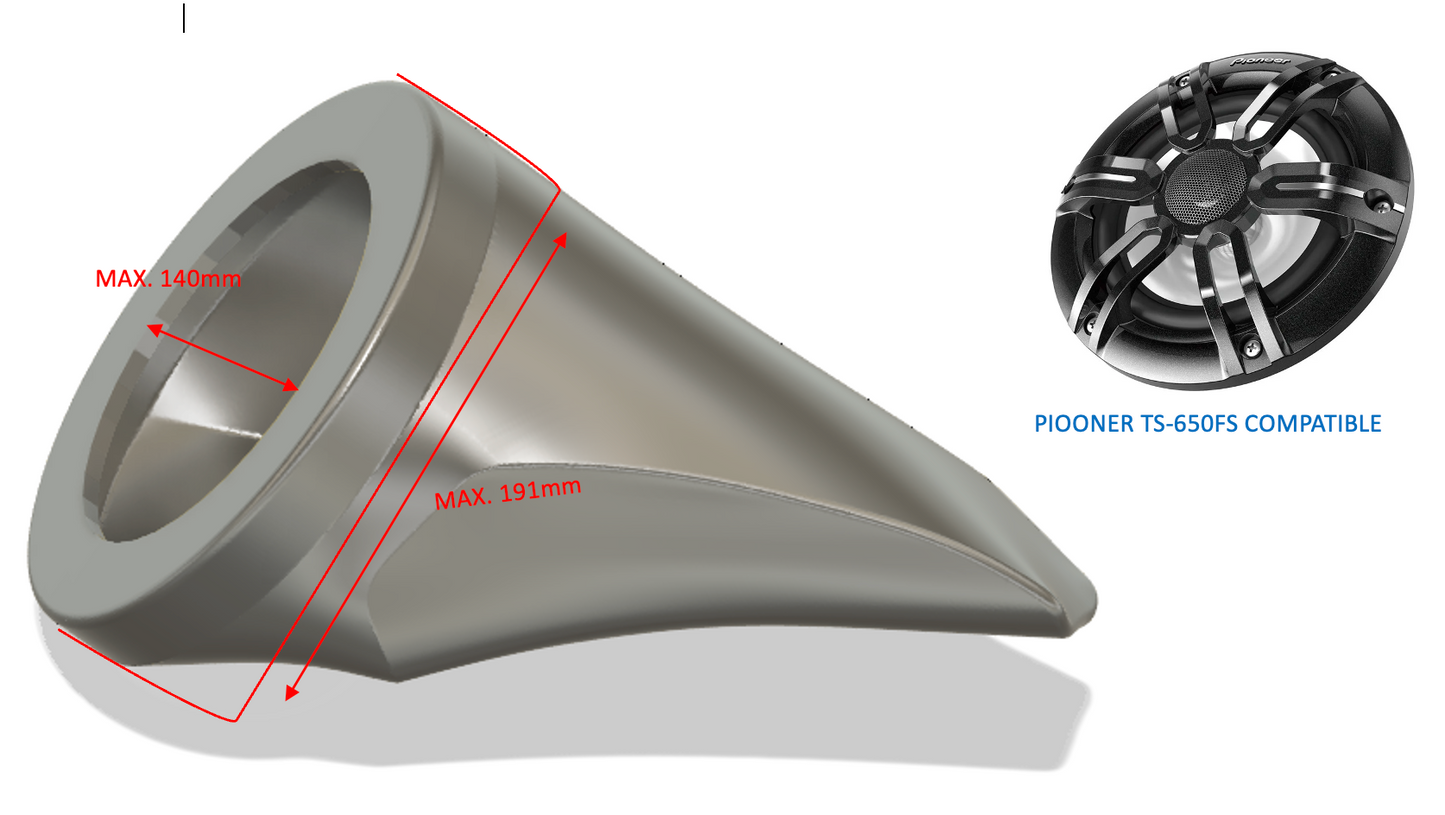 Sea doo GTI 2009  Carcasas para altavoces y sistemas de audio 6.5"