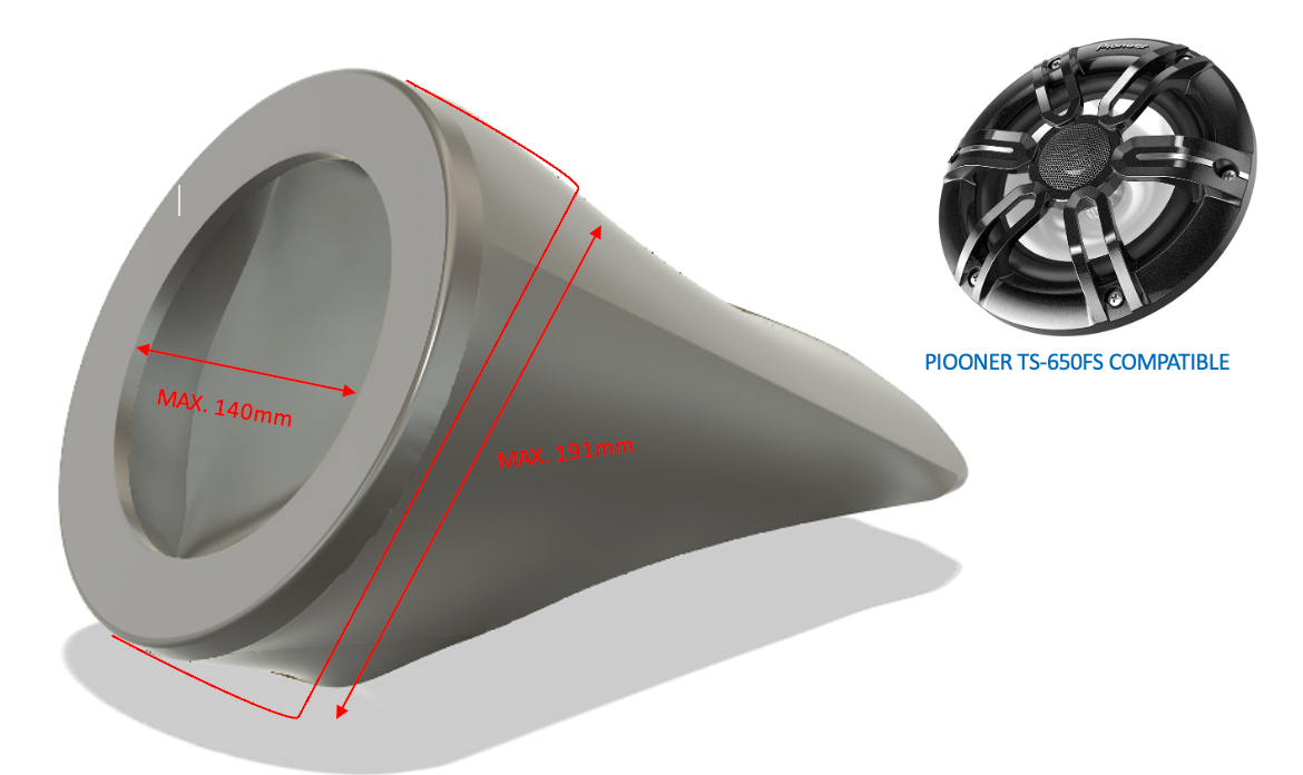 Yamaha GPR1200 2000-2007 Carcasas para altavoces y sistemas de audio